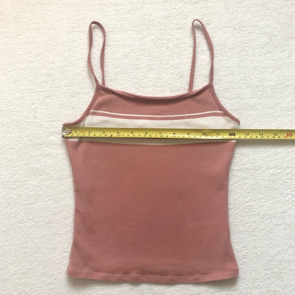 NWOT Garage Pink Stripe Camisole Tank Top - Picture 4 of 4